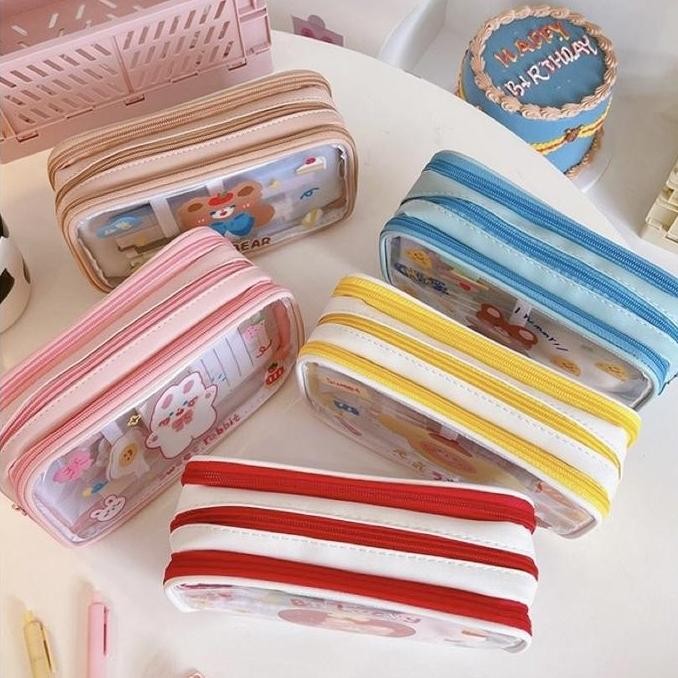 

Baru Pencil Case Organizer Korea Model Besar Kapasitas Jumbo Tas Alat Tulis Sekolah