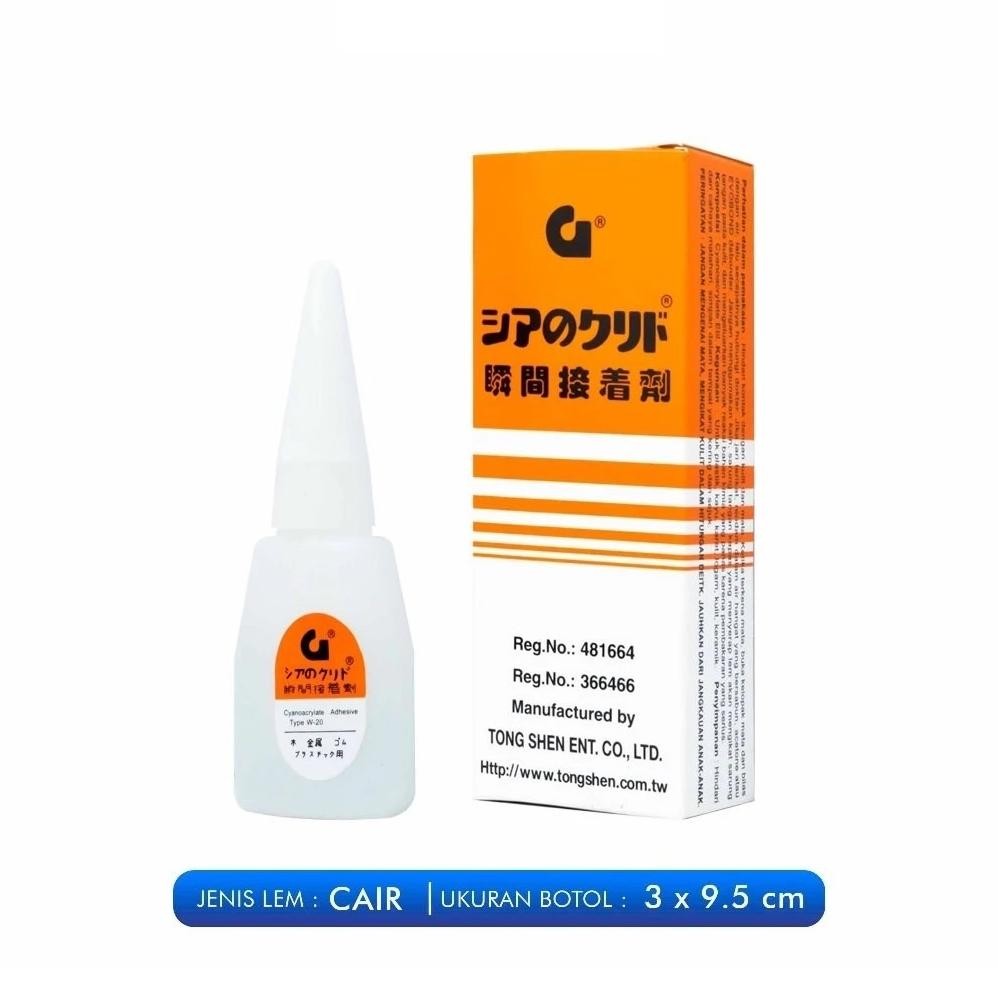 

(PROMO SPECIAL ISI 10 PCS) Lem G / Lem Korea G / Lem Tetes Cair G / Lem Cairan G Perekat Serbaguna