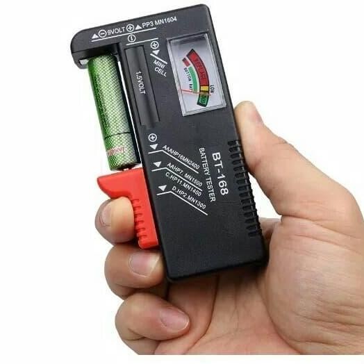 SALE ALAT TES BATERAI BATTERY TESTER UNIVERSAL A2 A3 9V DIGITAL MANUAL