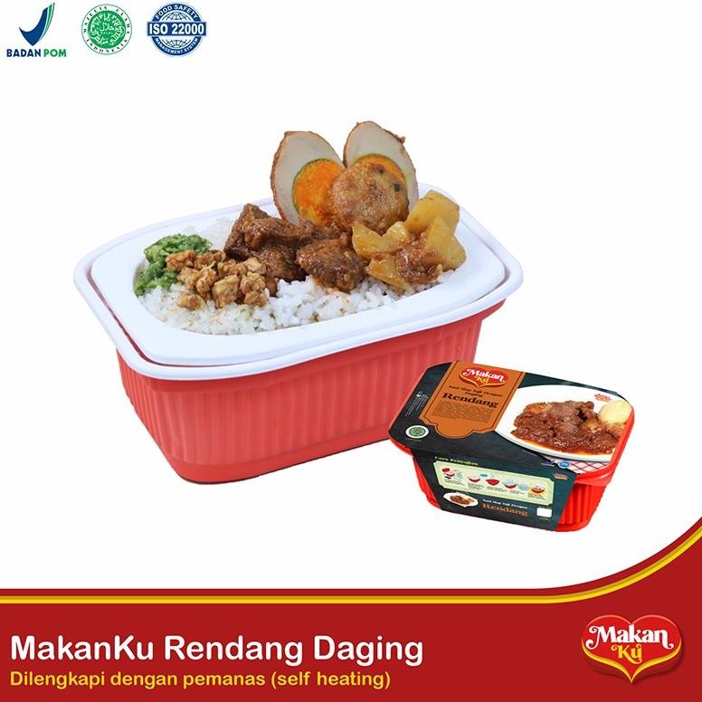 

MakanKu - Rendang Daging | Makanan Siap Saji Dengan Pemanas (MRE/Meal Ready To Eat)
