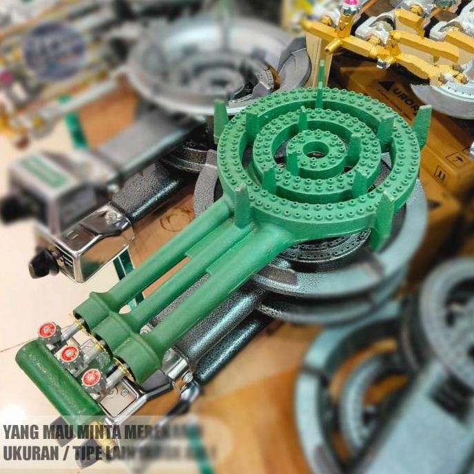 Kompor Martabak 3 Kran Merek Solid Kompor Martabak Manis