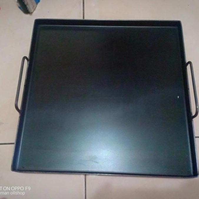 Loyang Roti Bakar / Panggangan Roti / Wajan Roti Bakar Plat Baja 40X40