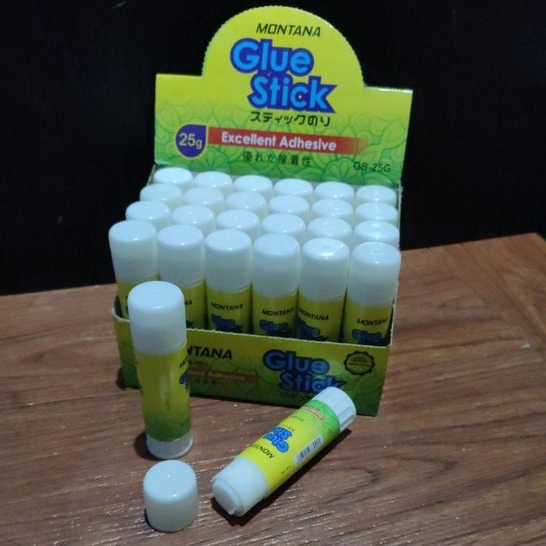 

GROSIR 1box(24pcs) Lem stick Glue stick Montana Besar 25gram