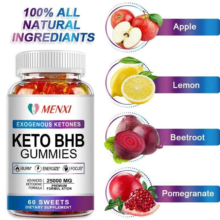 Keto Diet Gummies Fat Burn Carb Blocker Detox Weight Loss Slimming Cleansing