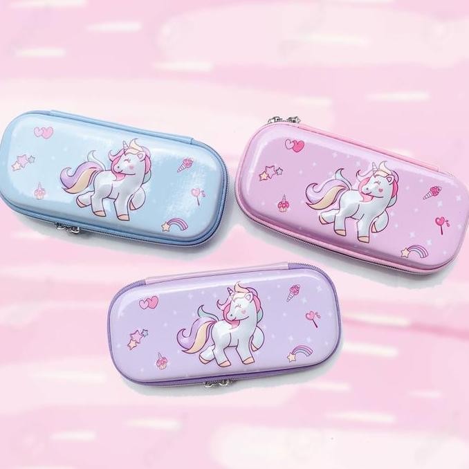 

Baru Kotak Pensil Unicorn Chibi Smiggle Style / Tempat Pensil Anak Perempuan