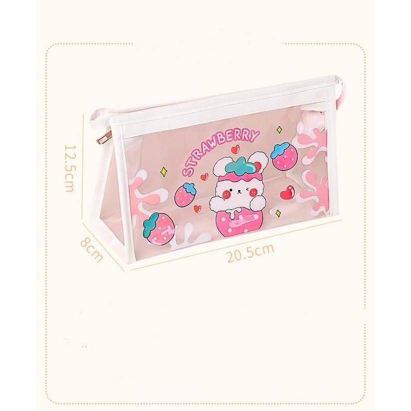 

Baru Kotak Pensil Transparan Karakter Tas Makeup Kosmetik Pc0012 Multifungsi