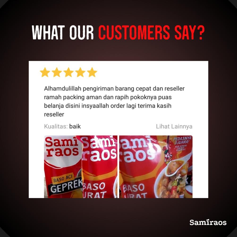 

SAMI RAOS - Paket Baso Raos