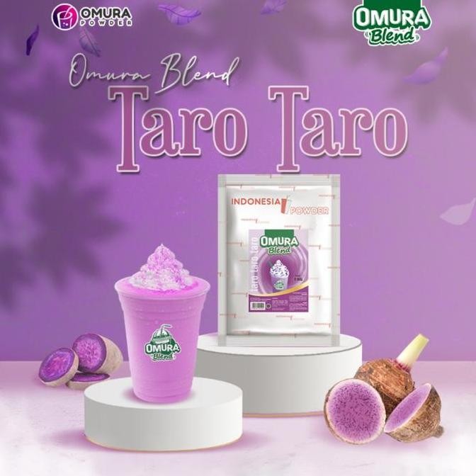 

baru blend bubuk taro premium 1kg - serbuk minuman rasa talas dengan gula dan krimer