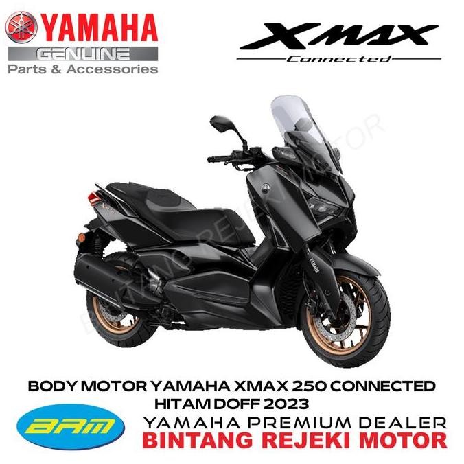 BODY MOTOR YAMAHA XMAX 250 CONNECTED HITAM 2023