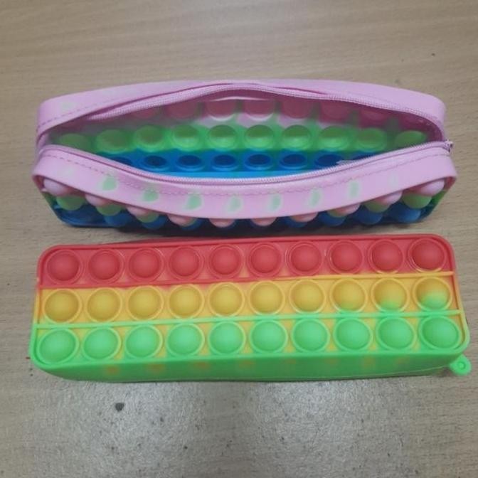 

Baru Tempat Pensil Pop It Lucu Ukuran 19X10Cm - Pencil Case Unik Untuk Anak