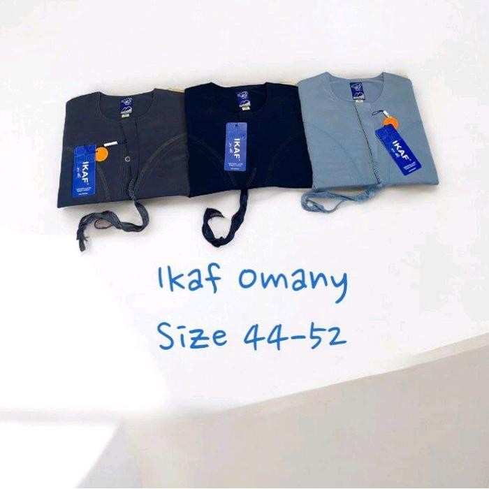 Gki Jubah Ikaf Omany Putih/Hitam/Warna Dewasa Gamis Pria Muslim Panjang