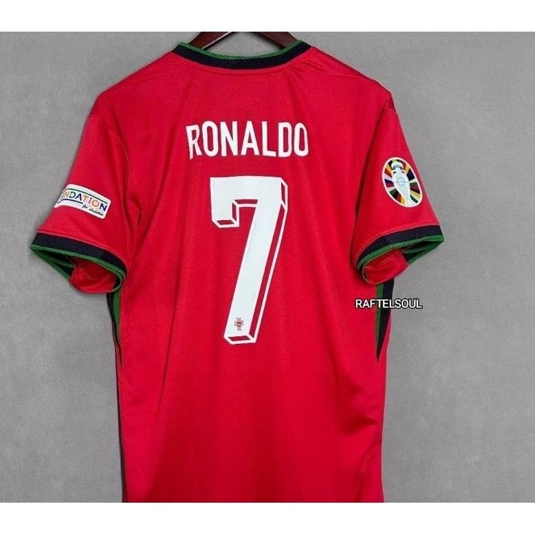 Promo JERSEY BAJU BOLA PORTUGAL HOME 2024 EUROO RONALDO GRADE ORI