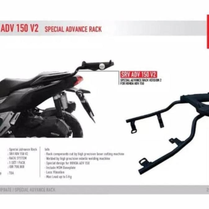 breket box adv 150 givi