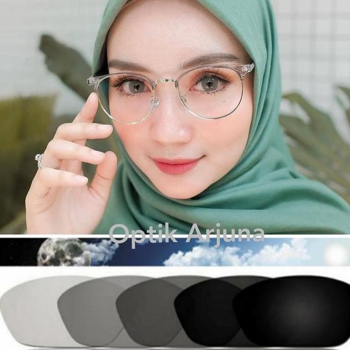 kacamata minus wanita bulat/kacamata lensa photocromic minus