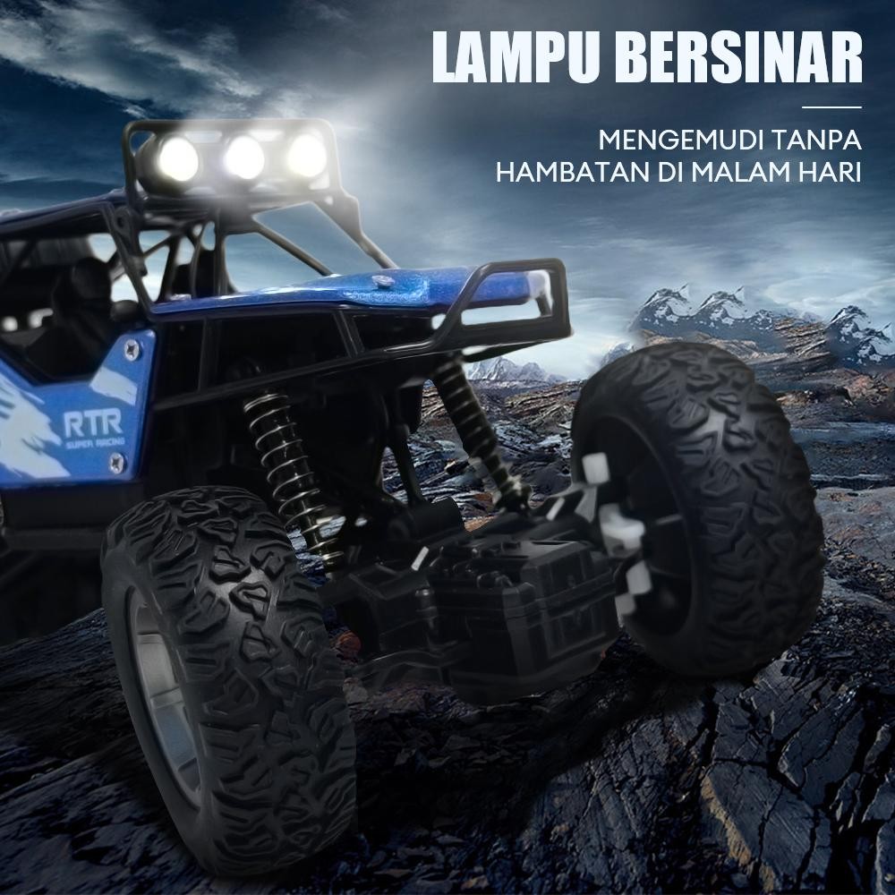 Tvs Jojotoy Mobil Remote Control Besar Rc Offroad Alloy Mobil Remote Rock Climber 2Wd 1:18 Mobil Mon