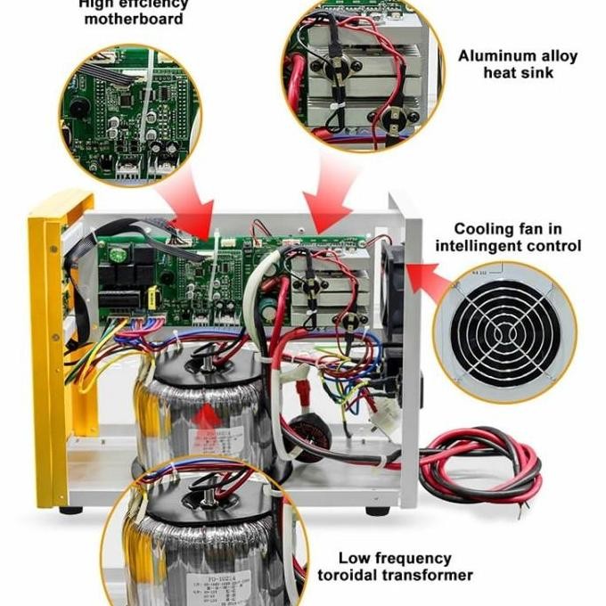 TERBARU.. INVERTER HYBRID PRIME 1500W 24V LOW FREQUENCY TRAFO DONAT UPS