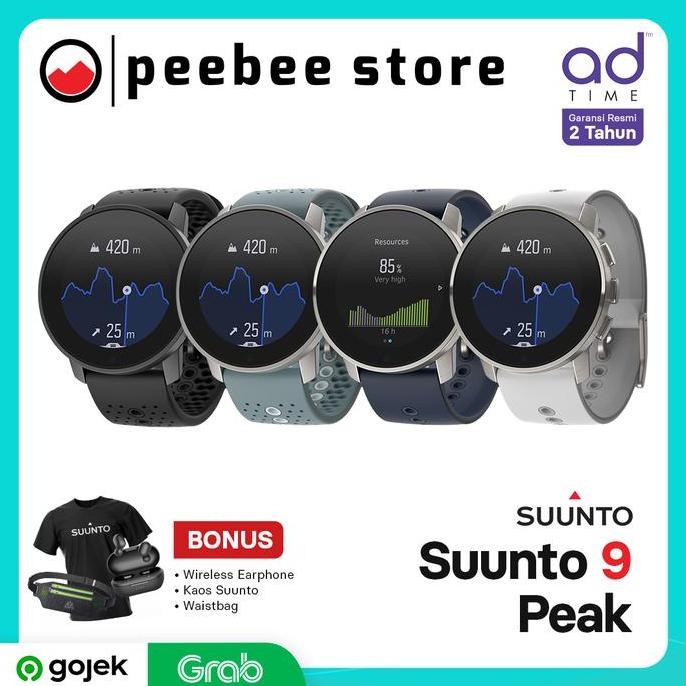 BEBAS ONGKIR - Suunto 9 Peak Smartwatch Original