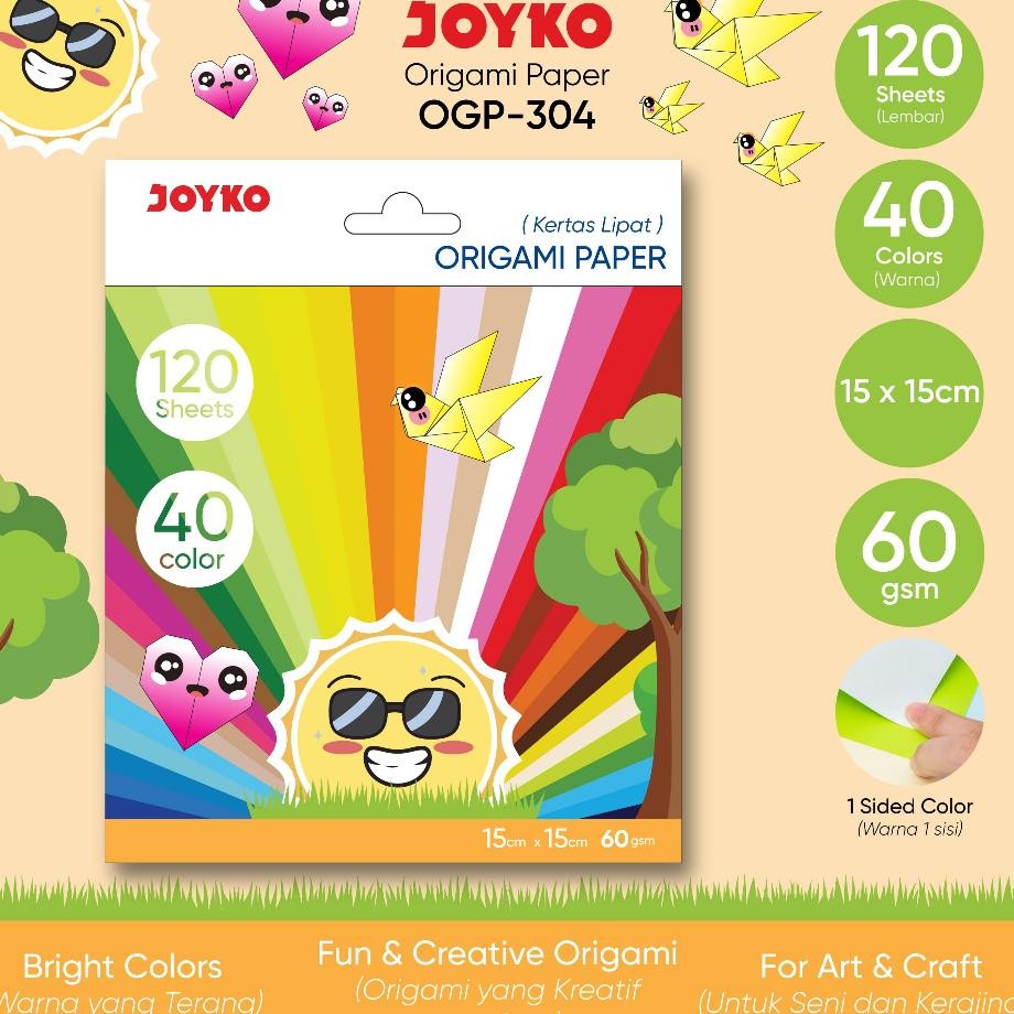 

Joyko Gami R Kertas Lipat Seni Ogp304 15X15 Cm