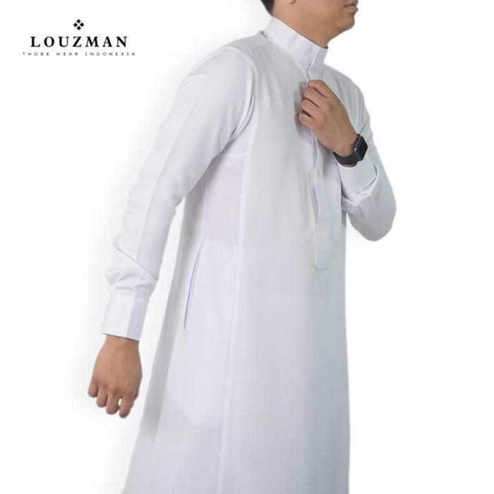 Louzman Azhar Thobe / Tub / Gamis / Jubah Slimfit Dewasa