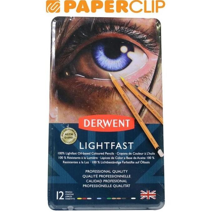 

PENSIL WARNA DERWENT SET LIGHTFAST 12 TIN 2302719DW
