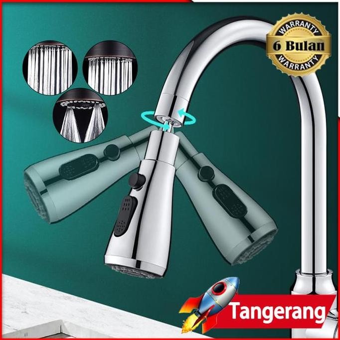 BARU KEPALA KRAN SINK TARIK PENGGANTI MODEL TARIK KERAN AIR DAPUR FLEKSIBEL