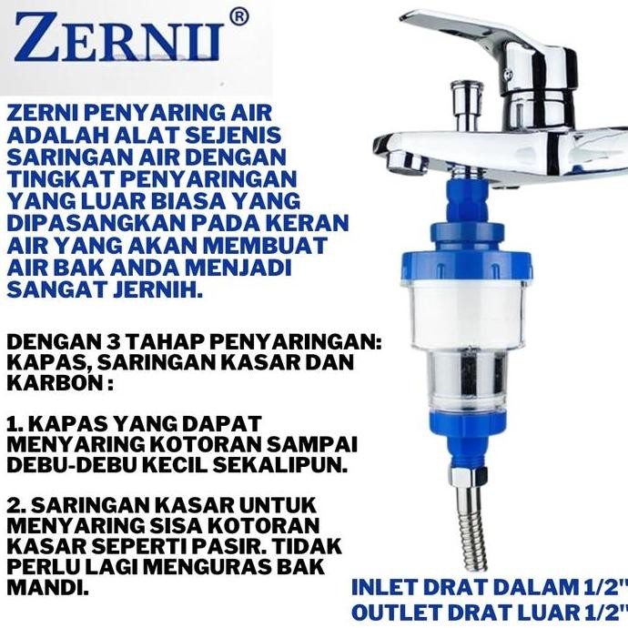 Zernii Water Filter Zernii Saringan Air Zernii Filter Air Karbon Zerni Termurah