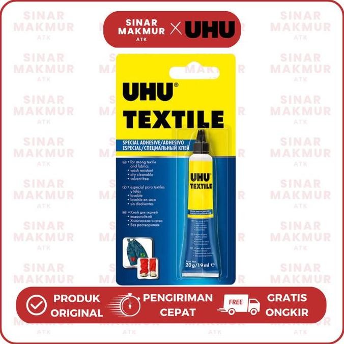 

Produk Baru!! Lem Kain UHU Textile Glue 19ml | Lem Kain & Kertas Serbaguna