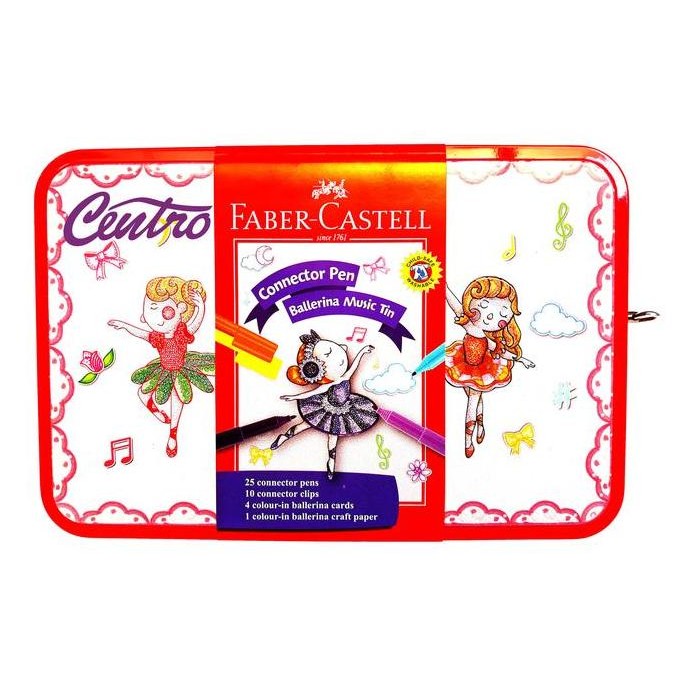 

TERBARU - Faber-Castell Connector Pen Ballerina Music Box Hadiah Kreatif Mainan