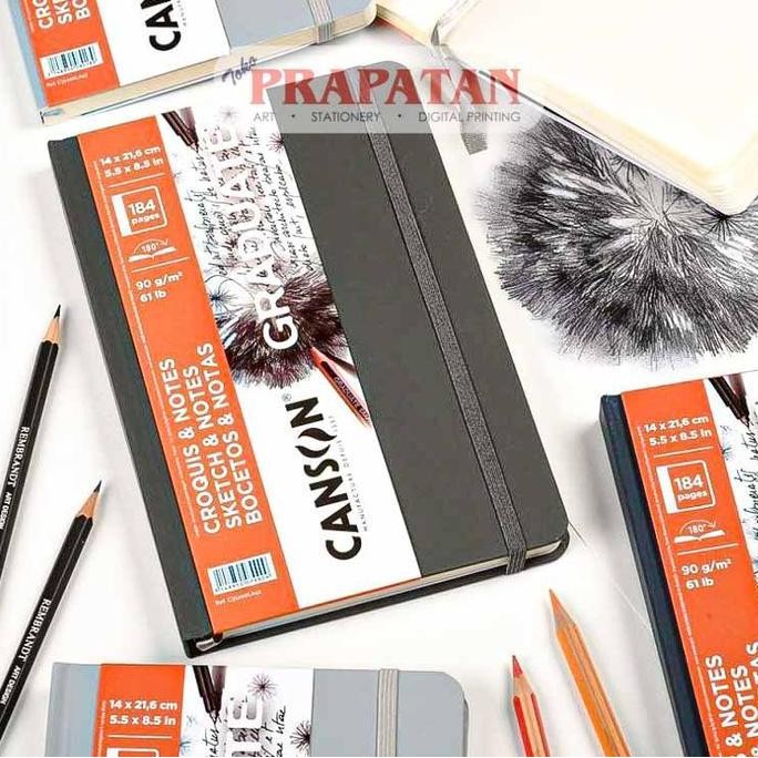 

NEW GRADUATE Canson Sketch & Notes Book | Sketchbook | Buku Gambar