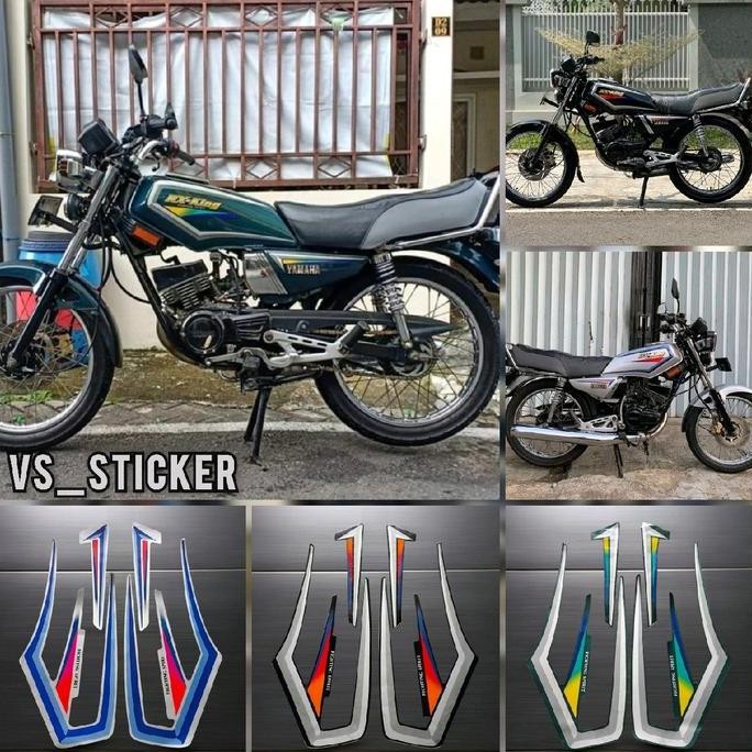 TERBARU STRIPING LIST STANDART RX KING 2000 2001 MOTORCYCLE