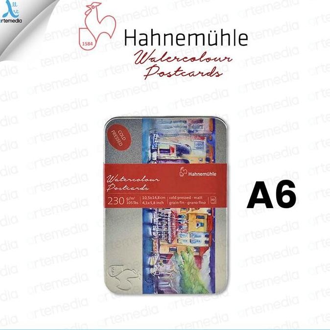 

TERBARU - Kertas Cat Air Hahnemuhle A6 Postcard Watercolor Paper Metal Box