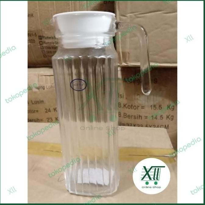 Produk Baru FORMIA QUANTO Teko Kaca 1.1L | Glass Water Jug Pitcher Borosilicate Elegan