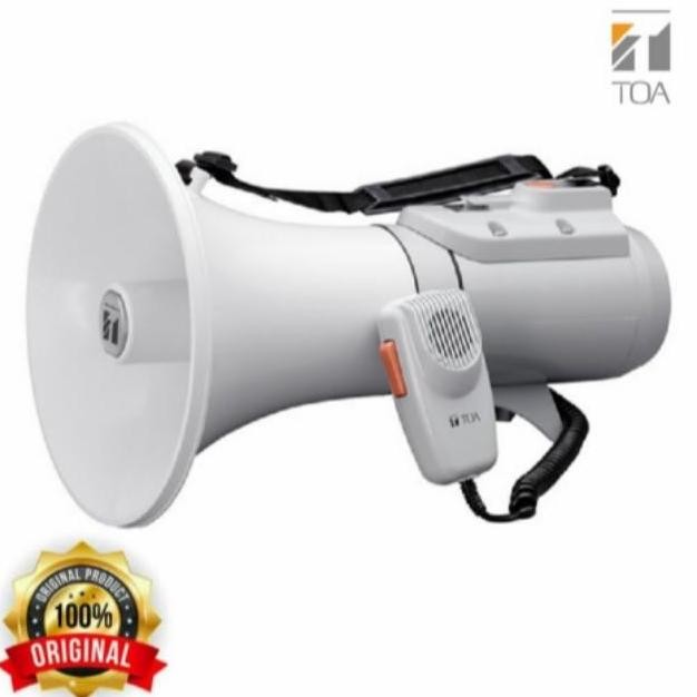 TOA MEGAPHONE ZR 2015 S DENGAN SIRENE Speakers White