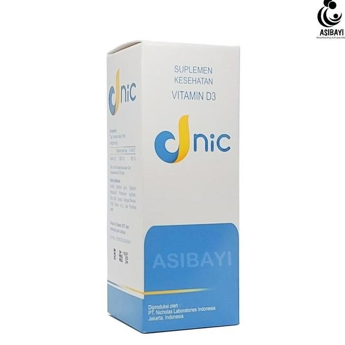 Dnic 100ml Sirup Suplemen Vitamin D3 1000 IU Cair Bisa untuk Anak by Nicholas
