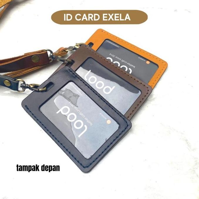 

Id Card Holder Kulit Asli Exela Gratis Ukir Nama Dan Logo