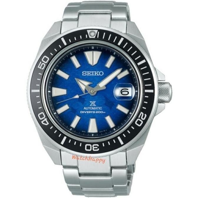 Baru Seiko Prospex SRPE33K1 Samurai Save The Ocean Special SRPE33 Blue Dial