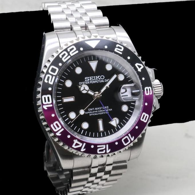 Baru Seiko Mod Joker GMT NH34 Automatic Movement Seikomod NH34
