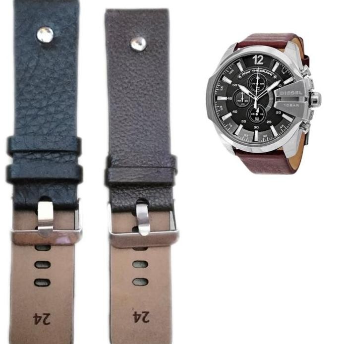 Baru Tali Kulit DIESEL Tali Pengganti Jam Diesel Ukuran 24 26 28 Tali Kulit