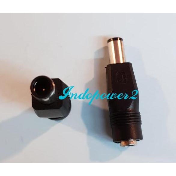 Jack DC for Dell Compaq 5.5mm * 2.1mm Male to 7.4mm * 5.0mm pin Female murah