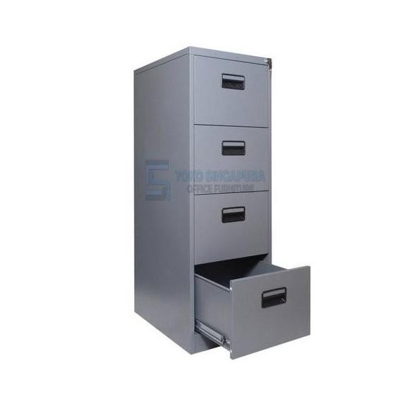 New Filling Cabinet 4 Laci Tiger FC-D4 ; untuk map gantung, file system, dokumen kantor