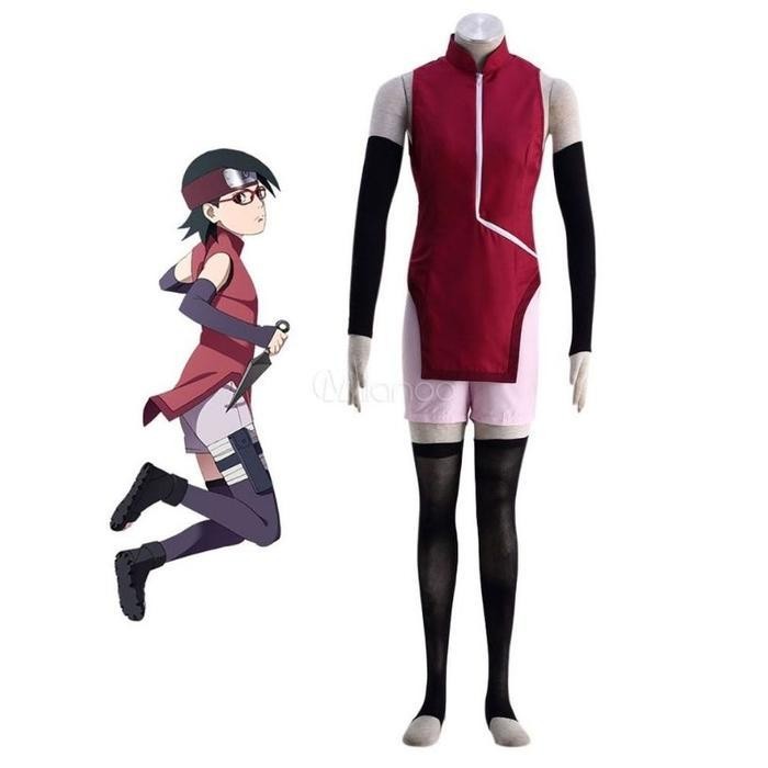 Sarada Kostum Boruto Cosplay Termurah