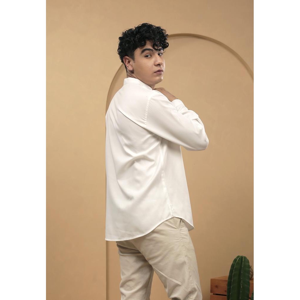 RHS Zoya Ankarian Menswear - Baju Koko Pria Lengan Panjang - Bahan Linen