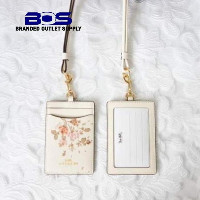 

New Ready LANYARD Coch 91792 Midnight White with ROSE BOUQUET PRINT