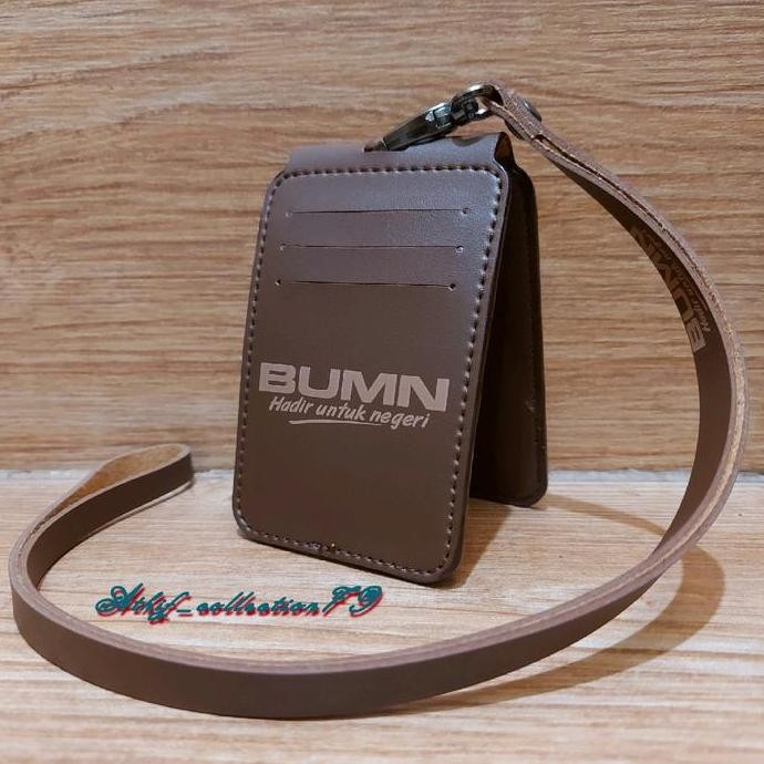 

New Tempat Id Card Kulit Lipat BUMN