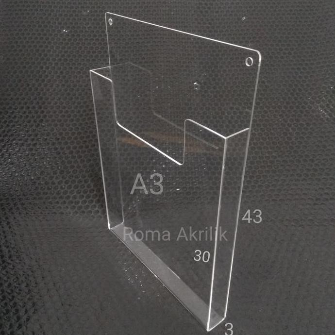 

New Akrilik A3/tempat brosur gantung