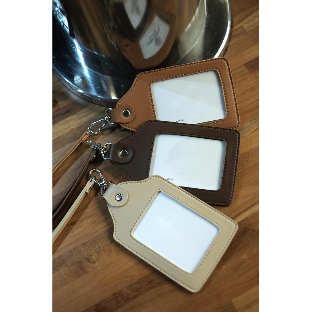 

New NAME TAG ID CARD KULIT / GANTUNGAN NAMA HORIZONTAL VERTIKAL SS21