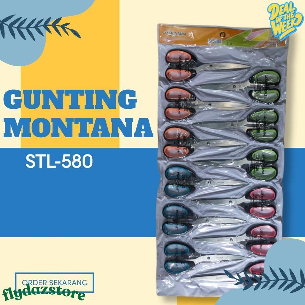 

Gunting Montana Stl 580/ Gunting Besar Rentengan Flash Sale! Diskon Hingga 70%