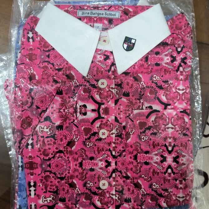 (Expert) seragam BAJU sekolah bina bangsa wanita no 2