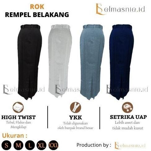 (Expert) rok span rempel belakang seragam sekolah smp sma rok sekolah smp sma