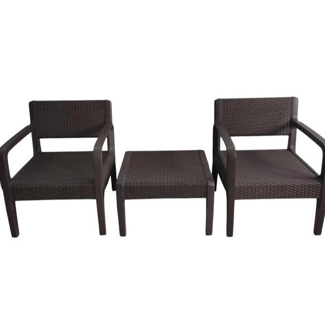 Kursi meja plastik taman orendi kursi santai cafe kursi outdoor nyaman